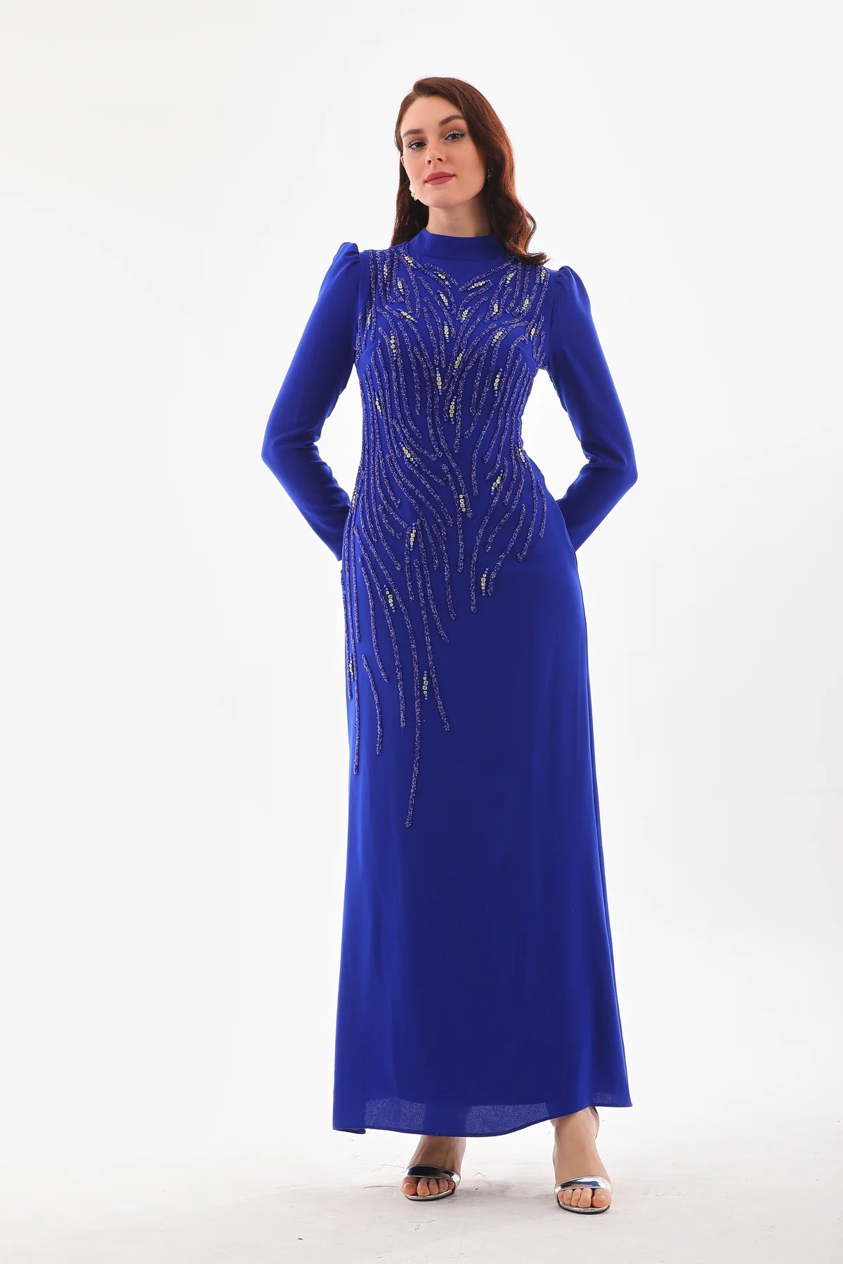 T&Y Yuki Dress Sax Blue