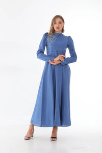 T&N Almina Dress Indigo