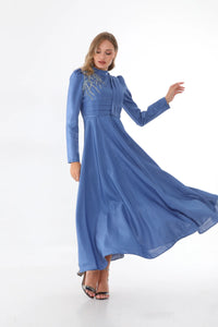 T&N Almina Dress Indigo