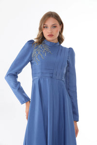 T&N Almina Dress Indigo
