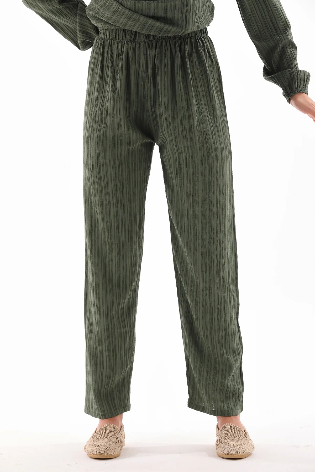 ECM Long Tunic Set Green