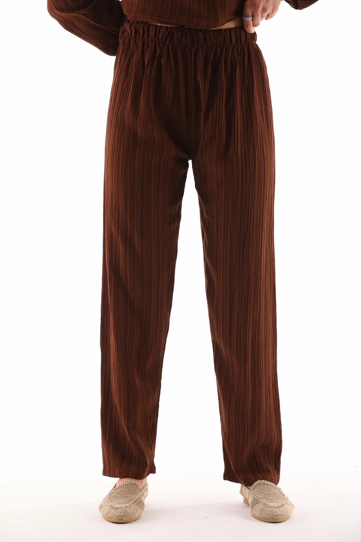 ECM Long Tunic Set Brown