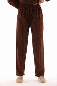 ECM Long Tunic Set Brown