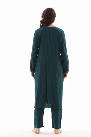 ECM Long Tunic Set Emerald
