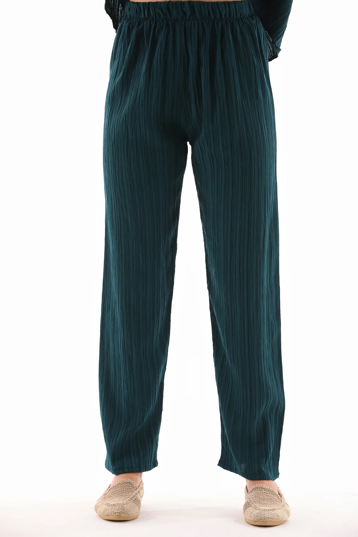 ECM Long Tunic Set Emerald