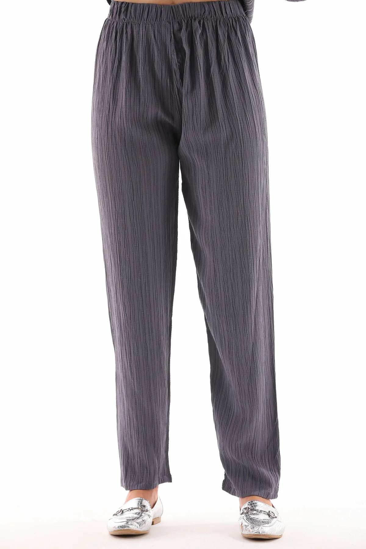 ECM Long Tunic Set Gray