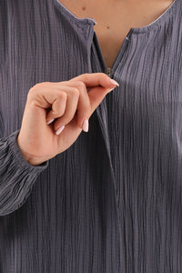 ECM Long Tunic Set Gray