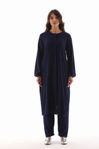 ECM Long Tunic Set Navy Blue