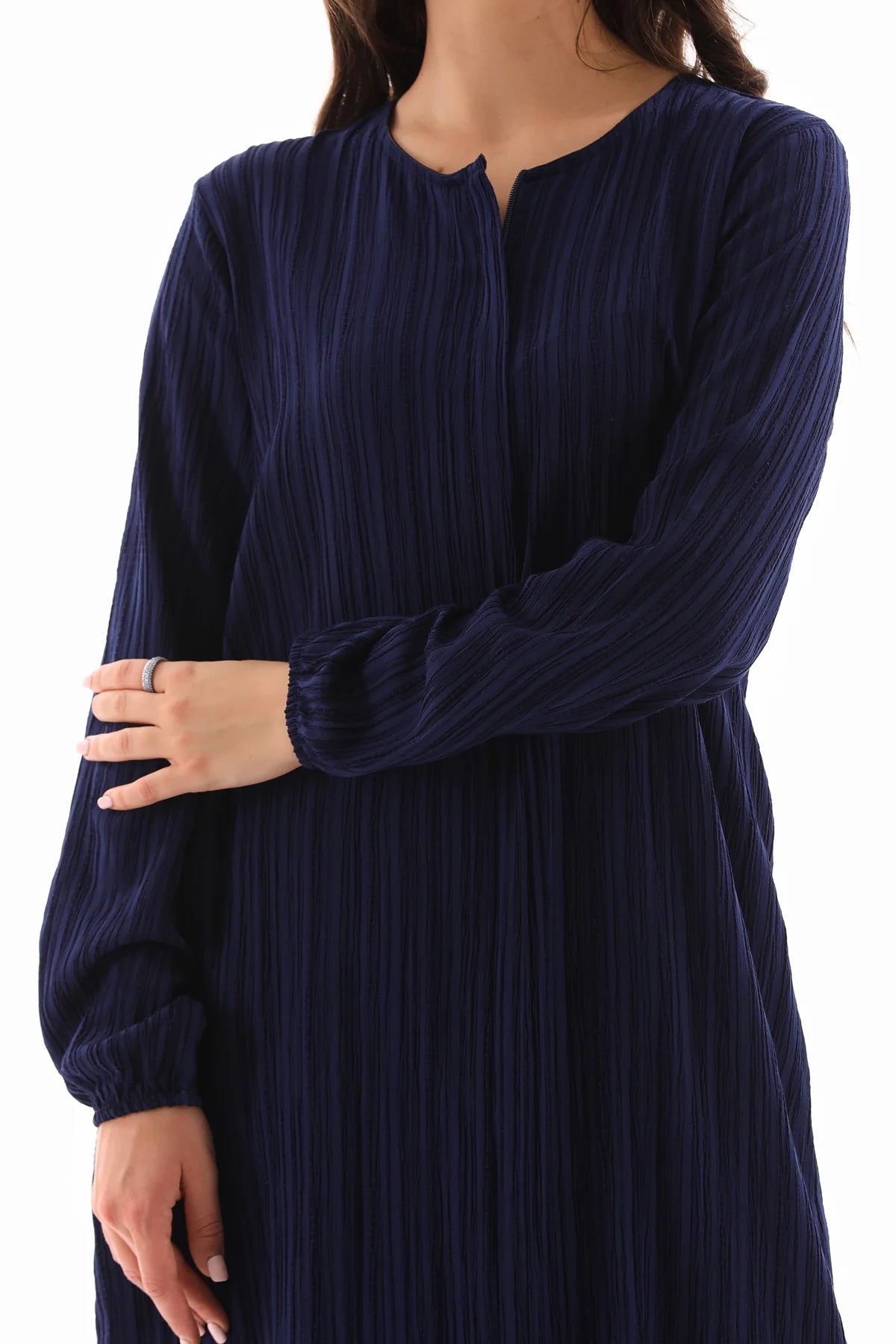 ECM Long Tunic Set Navy Blue