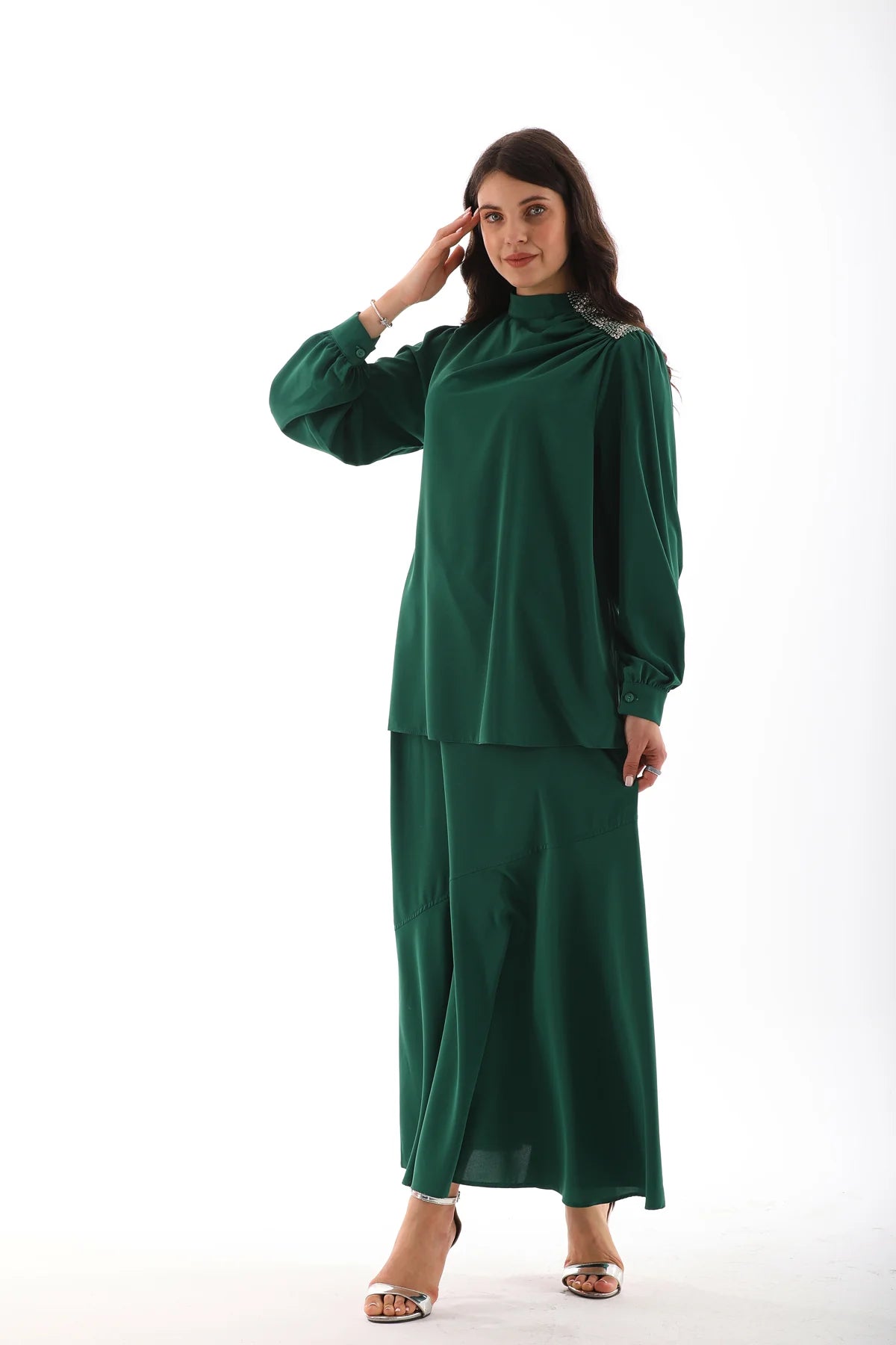 A&M Defne Set Emerald