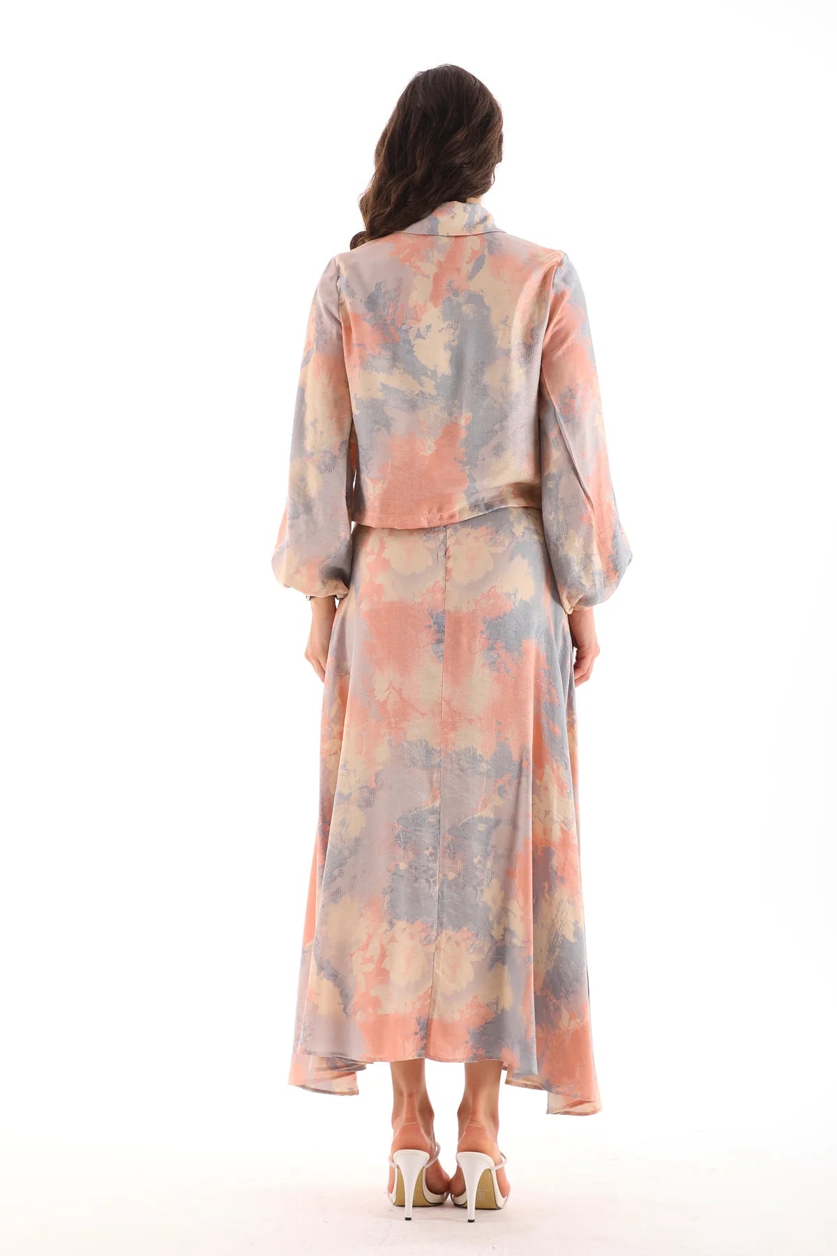 PN Colorfull Skirt Set Pink