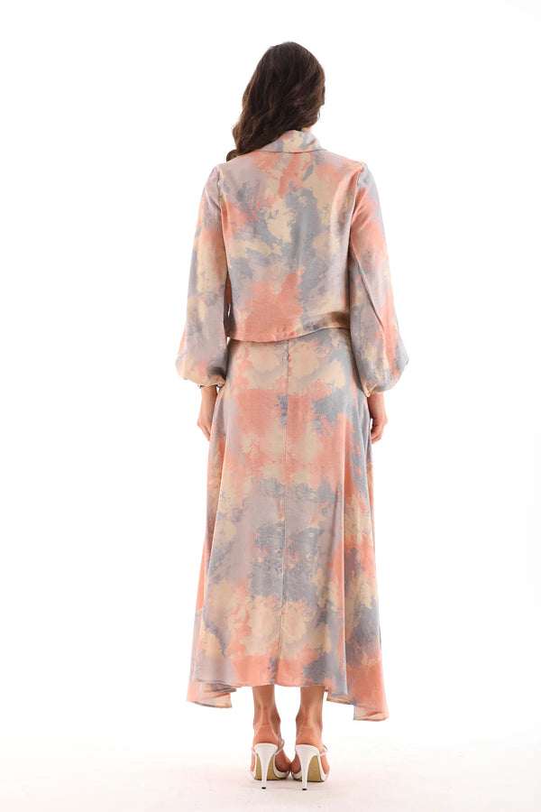 PN Colorfull Skirt Set Pink