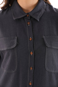 All Cotton Pocket Dtld Set Smoked
