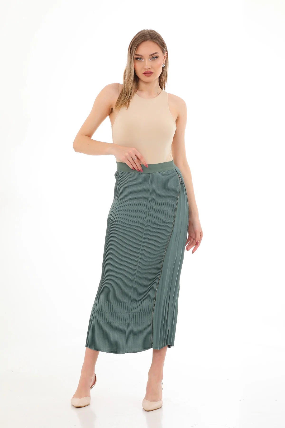 MissWhence 33902 Skirt Green