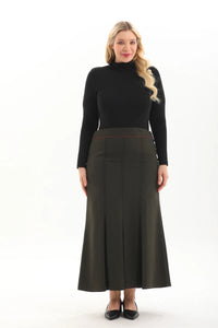 PKR Zennup Skirt Khaki