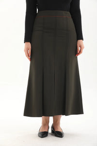 PKR Zennup Skirt Khaki