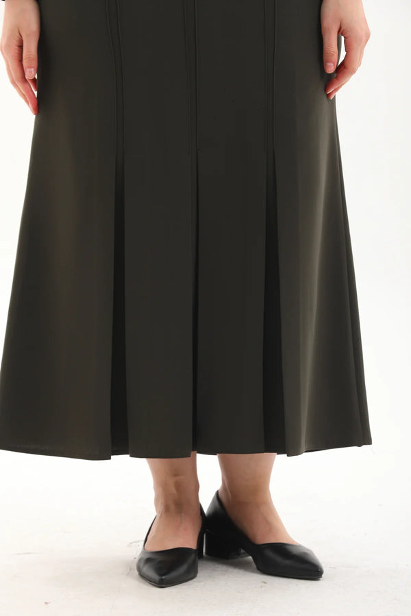 PKR Zennup Skirt Khaki
