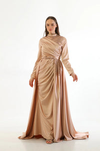N&C Audrey Dress Beige