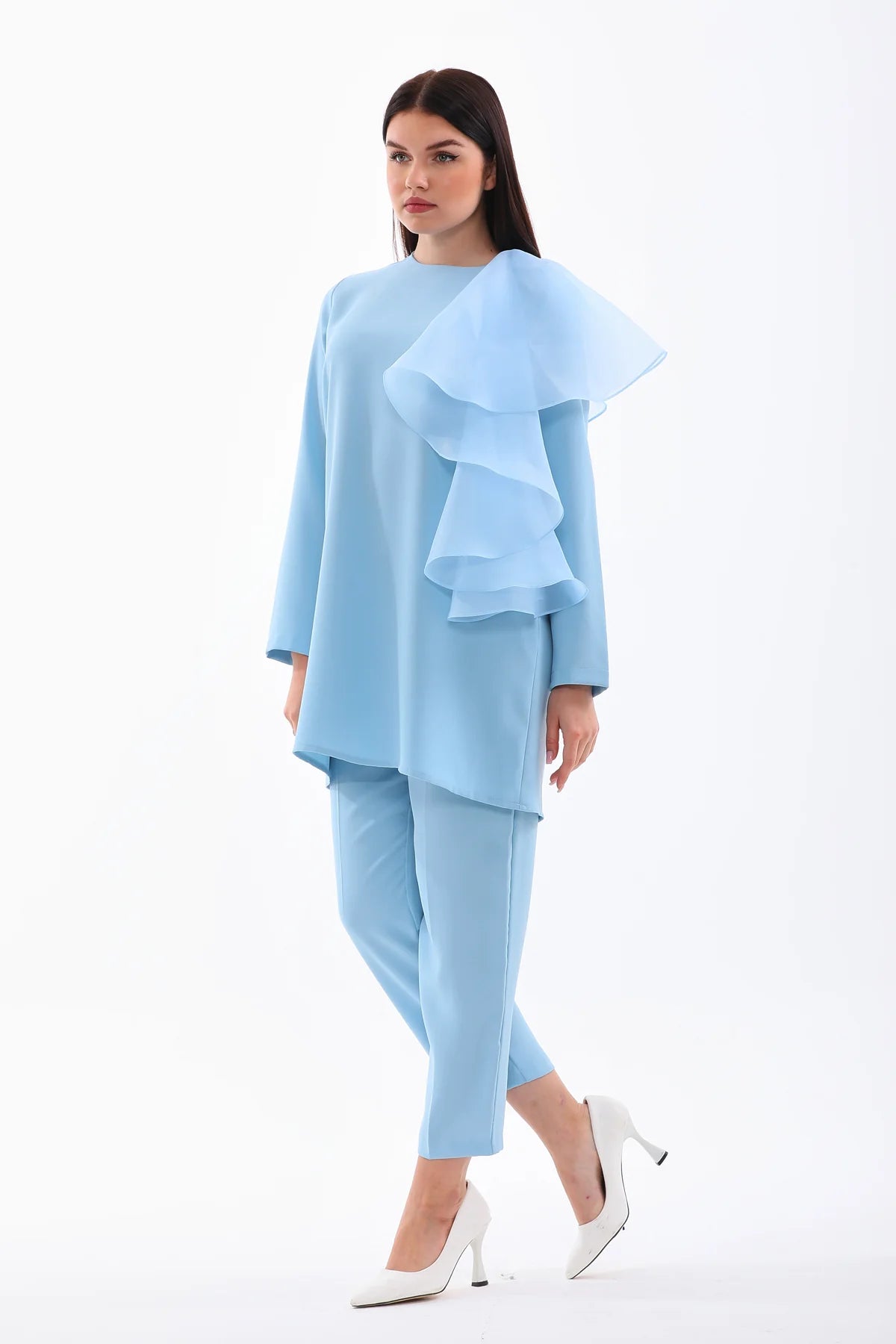 SC Organze Arm Detailed Set Blue