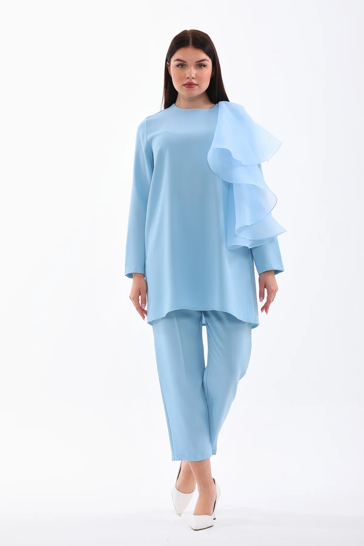 SC Organze Arm Detailed Set Blue