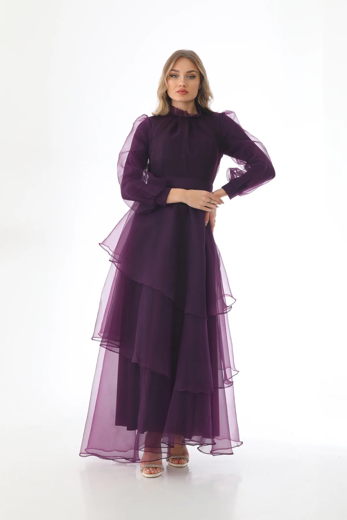 T&N Eleanor Dress Purple