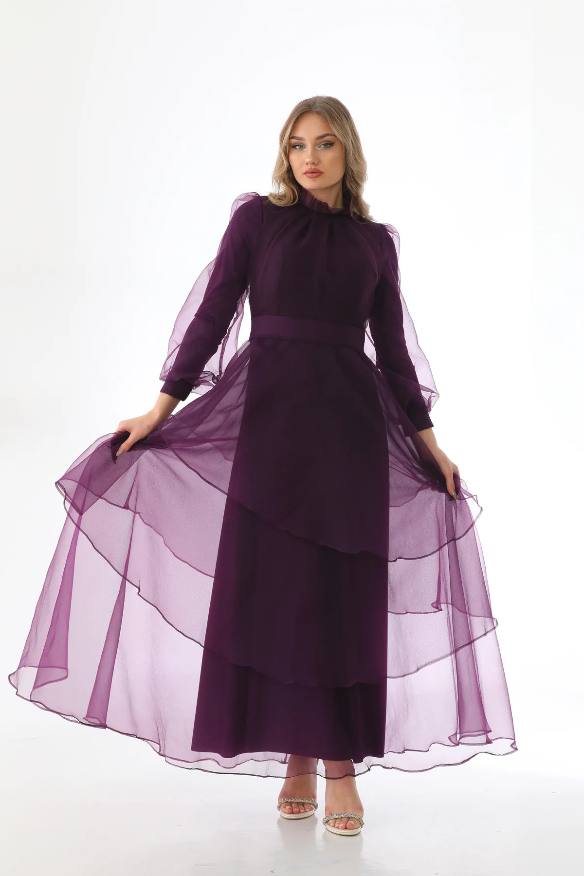 T&N Eleanor Dress Purple