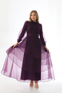 T&N Eleanor Dress Purple
