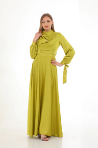 DMN Pamela Dress Oil Green