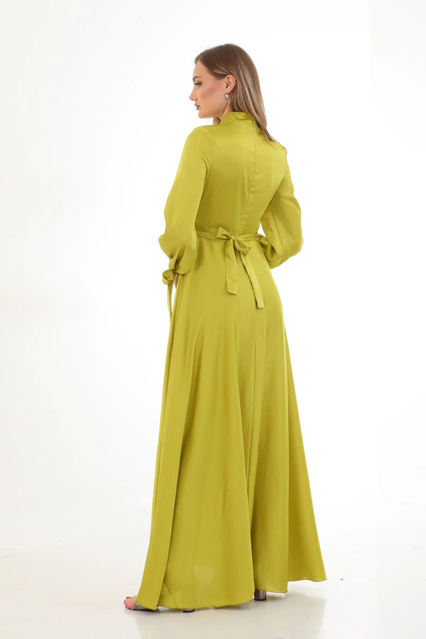 DMN Pamela Dress Oil Green