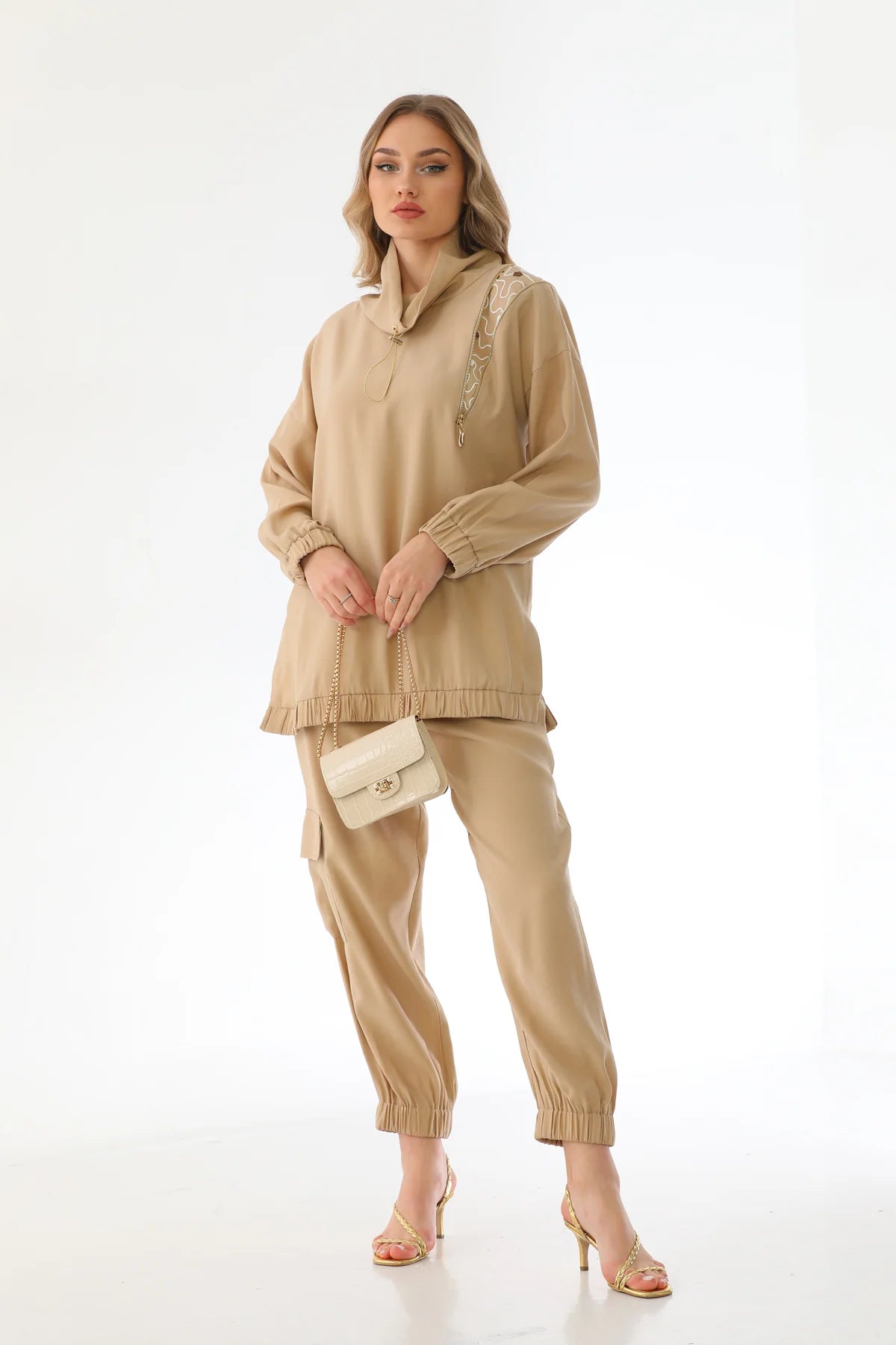 VNV Vienna Sweat Set Beige