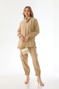 VNV Vienna Sweat Set Beige