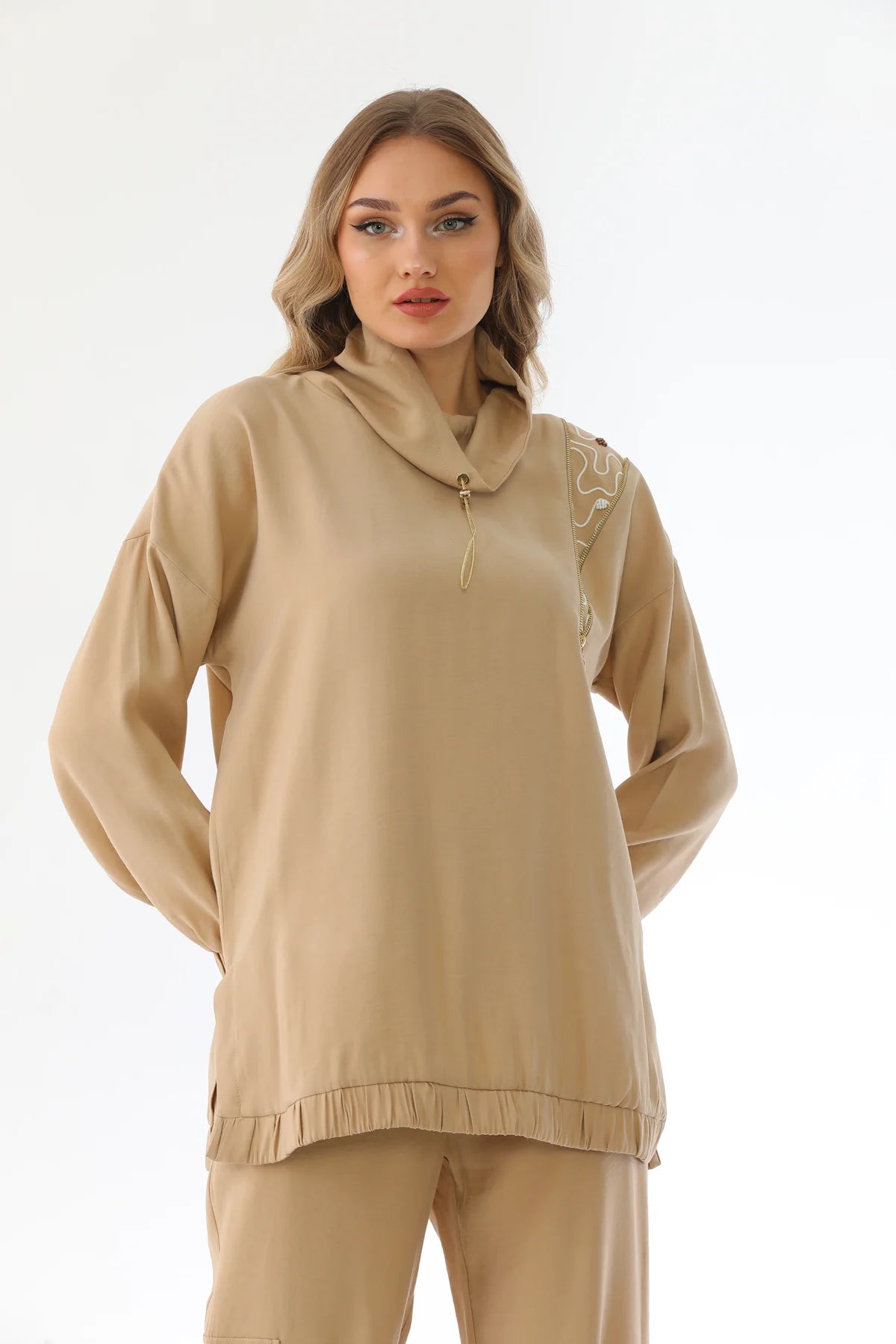 VNV Vienna Sweat Set Beige