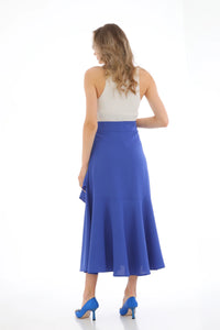SZ Ruffled Detailed Skirt Blue