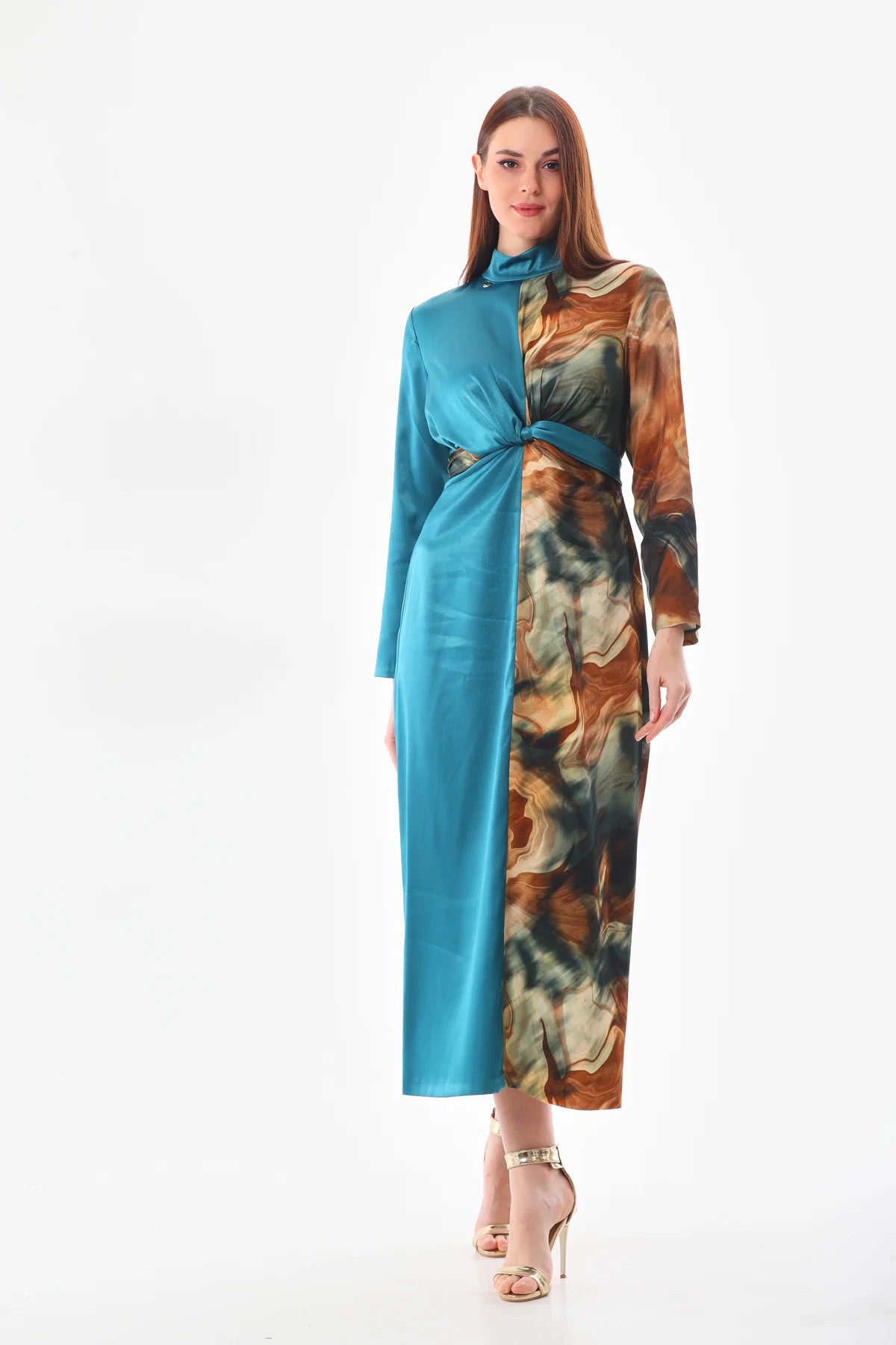 S&D Umberto Dress Emerald