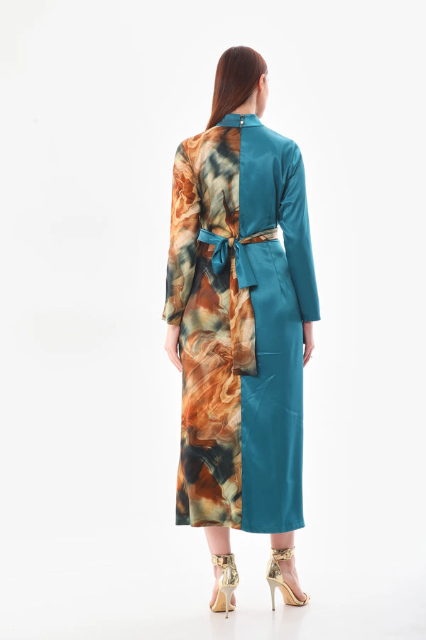 S&D Umberto Dress Emerald