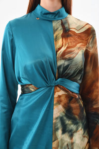 S&D Umberto Dress Emerald