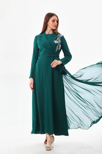 S&D Lily Dress Emerald
