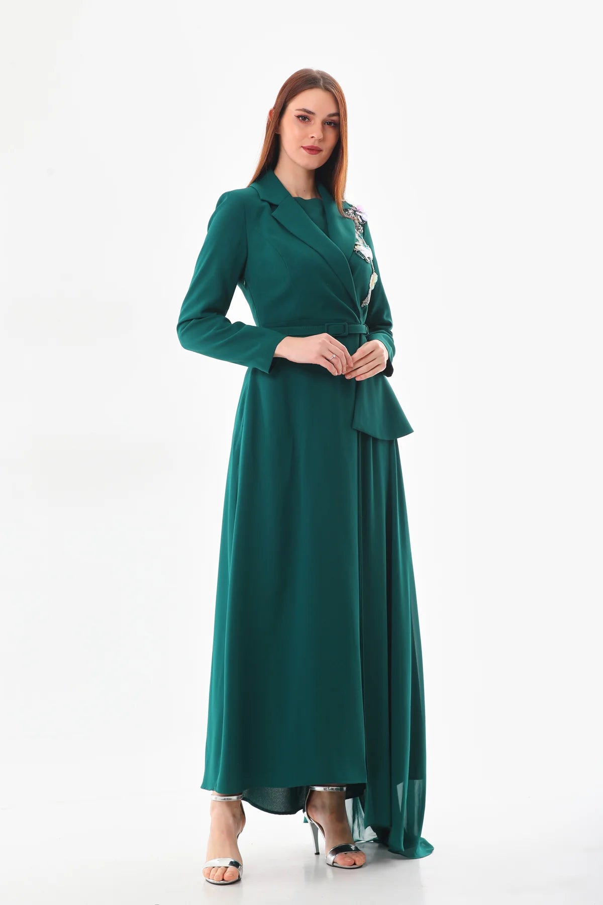 S&D Lily Dress Emerald