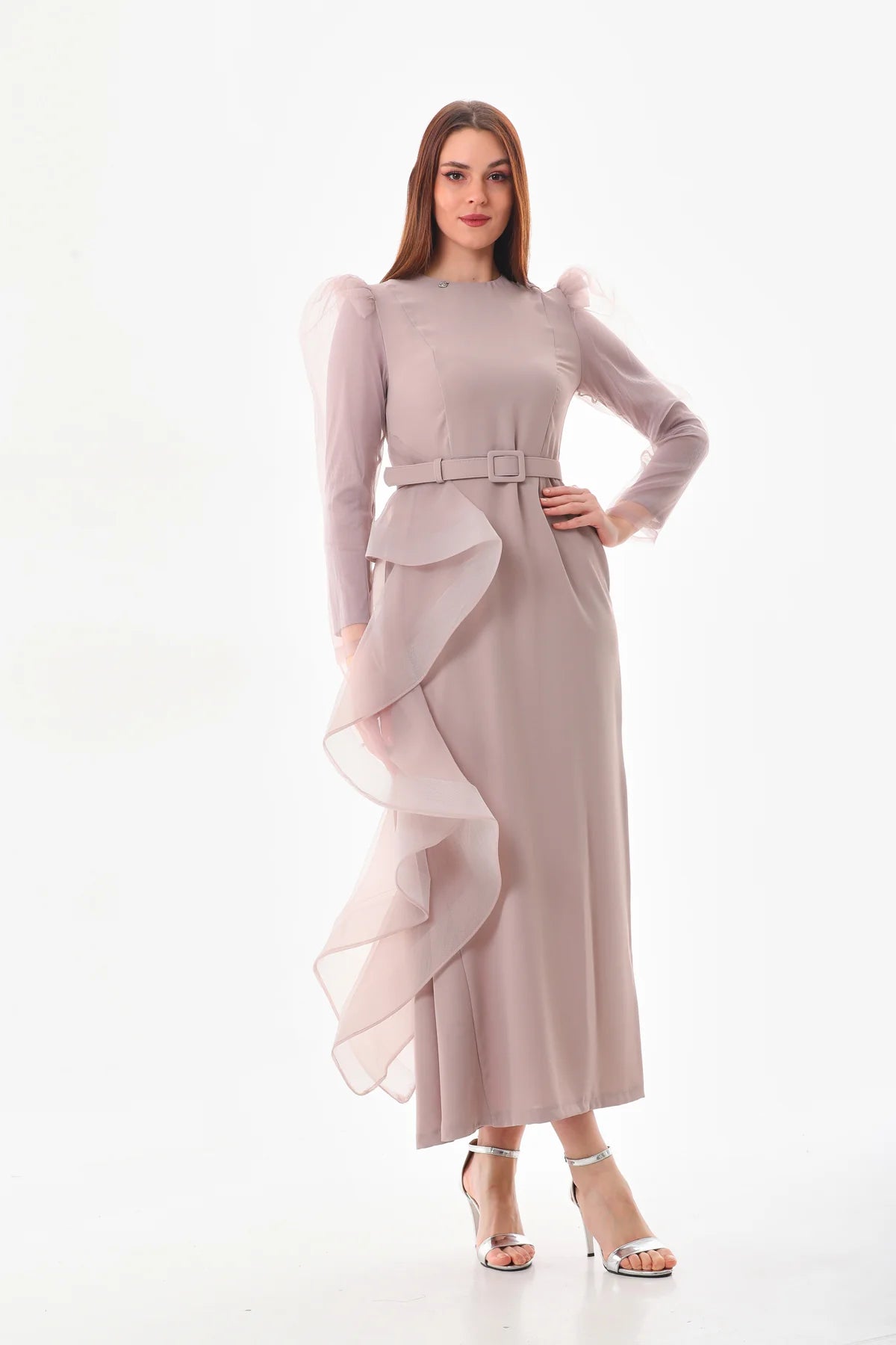 S&D Frida Dress Mysterious Beige