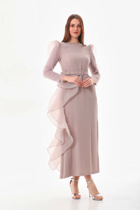 S&D Frida Dress Mysterious Beige