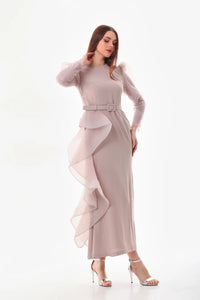S&D Frida Dress Mysterious Beige