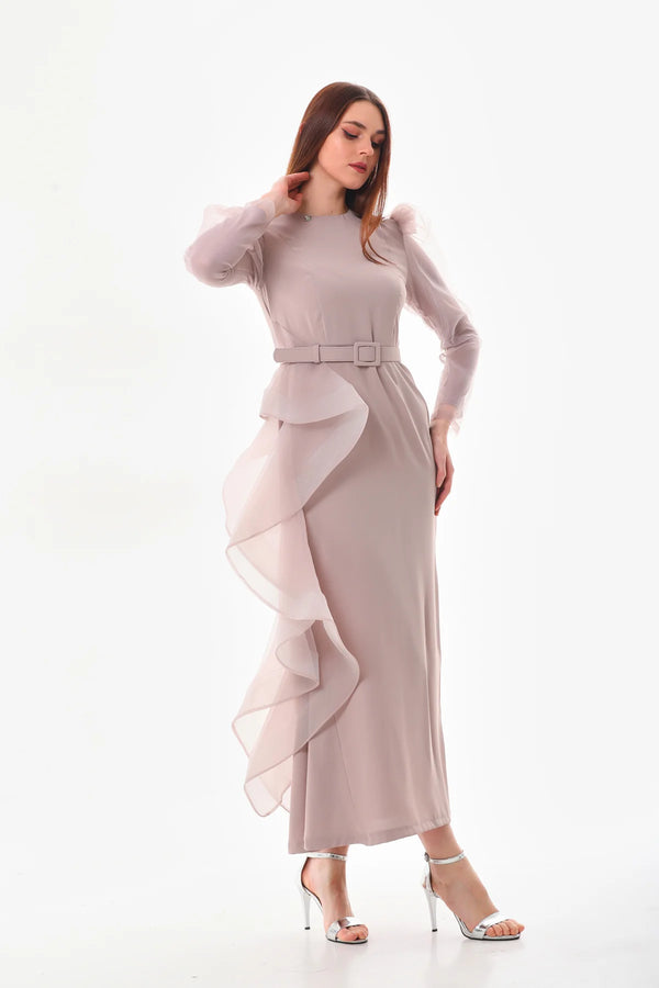S&D Frida Dress Mysterious Beige