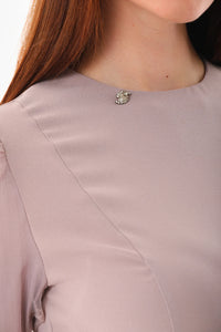 S&D Frida Dress Mysterious Beige