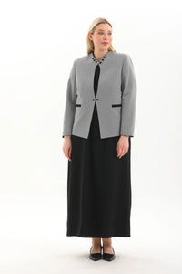 M&T 2 Piece Jacket Set Black