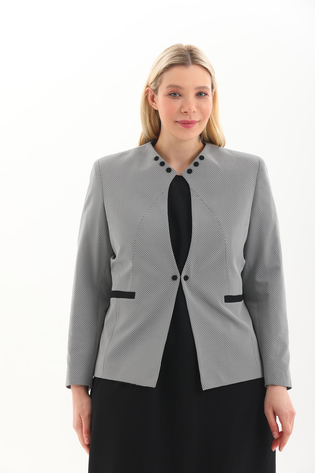 M&T 2 Piece Jacket Set Black