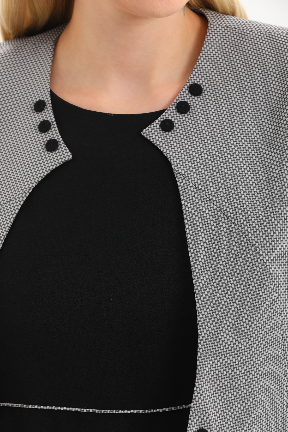 M&T 2 Piece Jacket Set Black