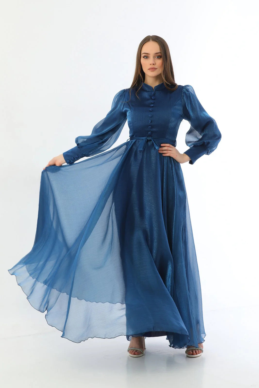 N&C Yeliz Dress Blue