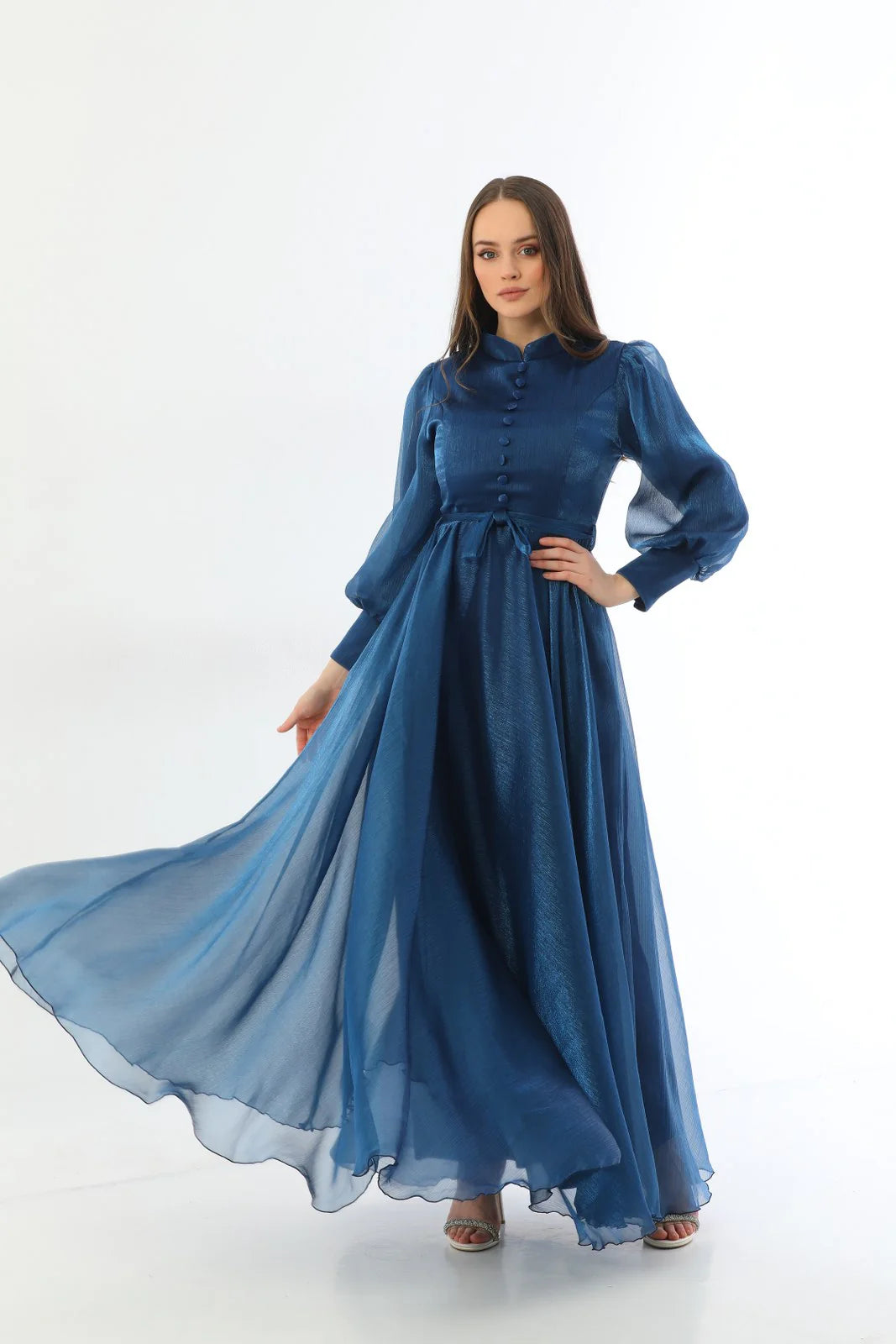 N&C Yeliz Dress Blue