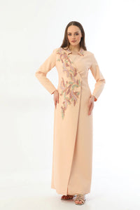 D&T Brillient Dress Apricot