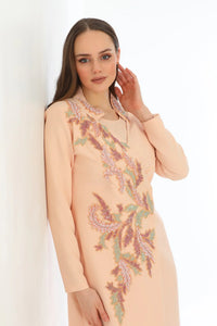 D&T Brillient Dress Apricot